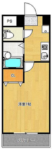 ウォーターフロント礎町 0807｜新潟県新潟市中央区礎町通２ノ町(賃貸マンション1K・8階・22.20㎡)の写真 その2