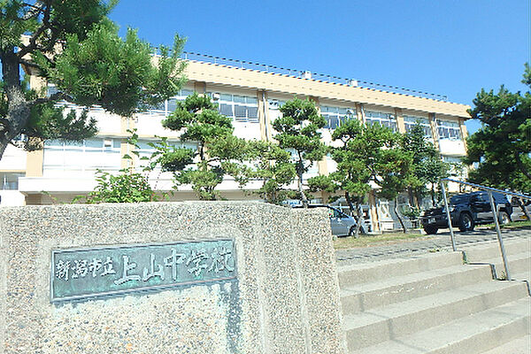 画像19:新潟市立上山中学校（1087m）