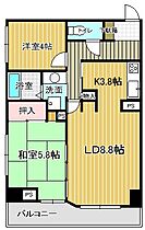 グランディール紫竹山 602 ｜ 新潟県新潟市中央区紫竹山７丁目13-32（賃貸マンション2LDK・6階・52.99㎡） その2