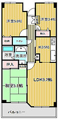 物件の間取り