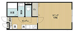 リゾナーレ和合町 1Kの間取図画像