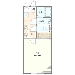 リゾナーレ和合町 1Kの間取図画像