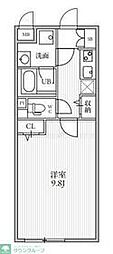 THE PALMS大島 1Kの間取図画像