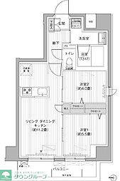墨田区本所4丁目マンション 2LDKの間取図画像