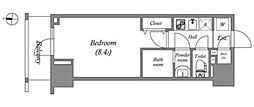 グランパセオ両国 1Kの間取図画像