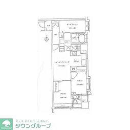 LA.ロゴス両国 2SLDKの間取図画像