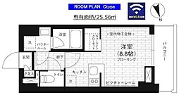 ステージファースト亀戸 ワンルームの間取図画像