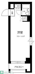日本橋ロイヤルプラザ ワンルームの間取図画像