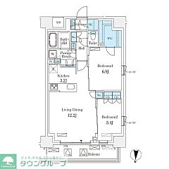 物件の間取り