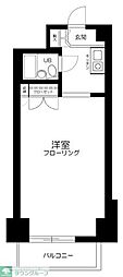 トップ押上NO1 ワンルームの間取図画像