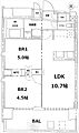 S-RESIDENCE錦糸町パークサイド12階21.3万円