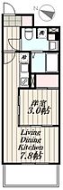 2階 / 1DK / 27.24㎡