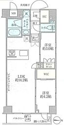 ステージファースト両国2アジールコート 2LDKの間取図画像