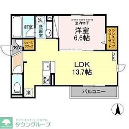 ステラルーチェ 1LDKの間取図画像