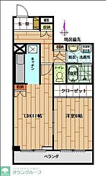 マンション峰岸 1LDKの間取図画像