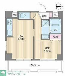 マ・ジュール 1LDKの間取図画像