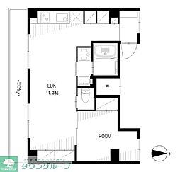 パールヒルズ 1LDKの間取図画像