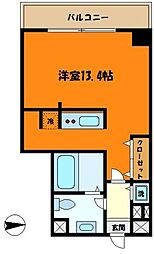 AzaleeK.2 ワンルームの間取図画像