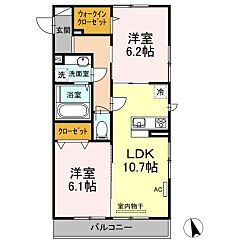 物件の間取り
