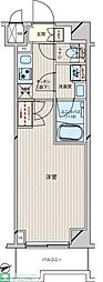 ルーブル川崎矢向弐番館 1Kの間取図画像