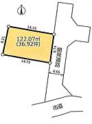 家族の暮らしやすさを第一に考えた区画図。敷地形状を活かした設計で、日当たりや風通しも良く快適な住空間を実現できます。
