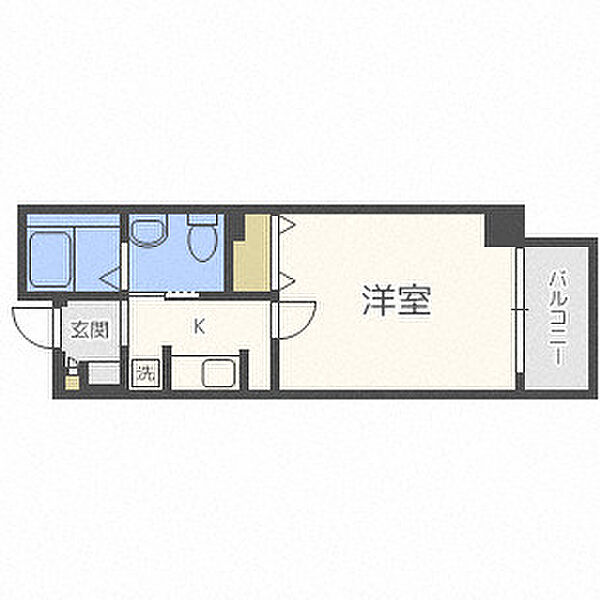 フィオレ立売堀 ｜大阪府大阪市西区立売堀1丁目(賃貸マンション1K・3階・25.69㎡)の写真 その2