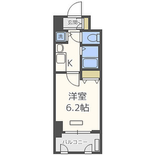 画像2:プレサンス心斎橋ザ・スタイル　間取り