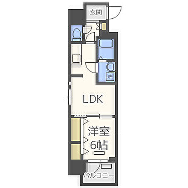 プレサンス心斎橋ニスト ｜大阪府大阪市中央区南船場1丁目(賃貸マンション1LDK・10階・34.53㎡)の写真 その2