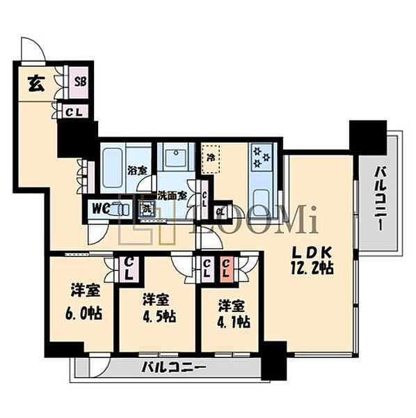 ローレルタワー堺筋本町 ｜大阪府大阪市中央区久太郎町2丁目(賃貸マンション3LDK・9階・76.06㎡)の写真 その2