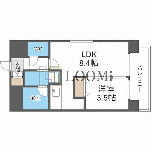 ラブニール西長堀パークフロント ｜大阪府大阪市西区本田1丁目(賃貸マンション1LDK・3階・32.18㎡)の写真 その2