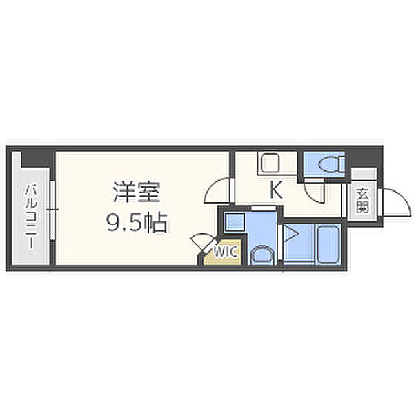 クラウンハイム北心斎橋フラワーコート ｜大阪府大阪市中央区南久宝寺町2丁目(賃貸マンション1K・13階・30.03㎡)の写真 その2