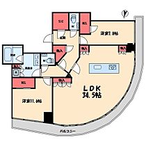 大阪府大阪市北区堂島2丁目（賃貸マンション2LDK・42階・131.56㎡） その2