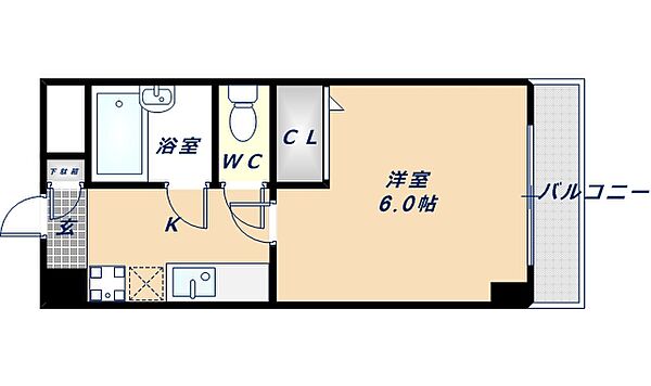 ルヴェール光陽 ｜大阪府東大阪市南上小阪(賃貸マンション1K・6階・18.00㎡)の写真 その2