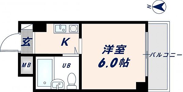 パウゼ布施 ｜大阪府東大阪市長堂2丁目(賃貸マンション1R・6階・14.57㎡)の写真 その2