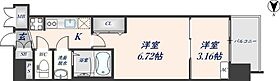 スプランディッド荒本駅前DUE 1406 ｜ 大阪府東大阪市横枕西（賃貸マンション2K・14階・27.61㎡） その2