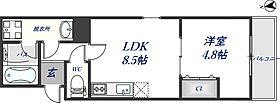 ALEGRIA平野本町II 205 ｜ 大阪府大阪市平野区平野本町3丁目3-20（賃貸アパート1LDK・2階・32.55㎡） その1