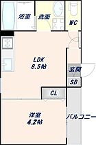 Ｄporta　cuore  ｜ 大阪府東大阪市小若江1丁目（賃貸アパート1LDK・1階・29.84㎡） その2