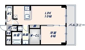 トリプレックス近江堂 303 ｜ 大阪府東大阪市近江堂3丁目（賃貸マンション1LDK・3階・40.26㎡） その2