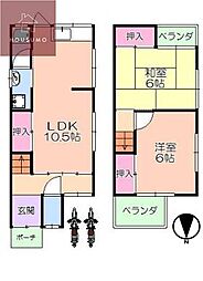 柏原市法善寺4丁目貸家