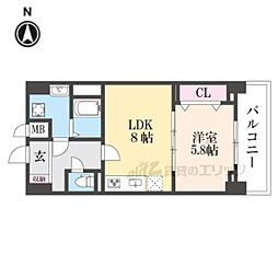 間取図画像 1LDK