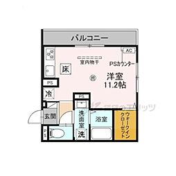 Sincerite(サンセリテ) ワンルームの間取図画像