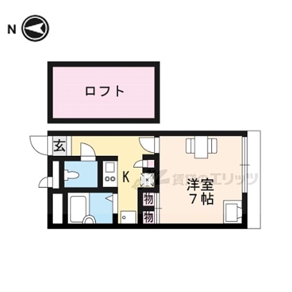 レオパレスエル　カルチェ 204｜京都府舞鶴市倉梯町(賃貸アパート1K・2階・20.28㎡)の写真 その2