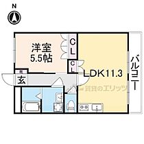 マルベリー 206 ｜ 兵庫県朝来市和田山町桑原（賃貸アパート1LDK・2階・41.04㎡） その1