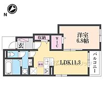 兵庫県丹波篠山市字西ノ坪（賃貸アパート1LDK・1階・44.20㎡） その2