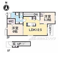 京都府福知山市字堀（賃貸アパート2LDK・2階・57.32㎡） その1