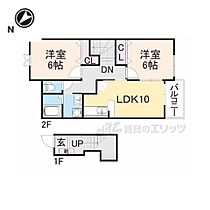 ベルフィオーレS2 B棟 201 ｜ 兵庫県丹波市春日町黒井（賃貸アパート2LDK・2階・57.22㎡） その1