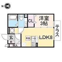 CRANE MAI 103 ｜ 京都府舞鶴市字引土（賃貸アパート1LDK・1階・29.44㎡） その2