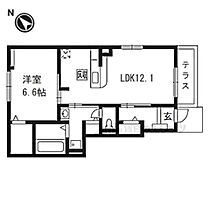 京都府南丹市八木町八木野篠（賃貸アパート1LDK・1階・48.35㎡） その2