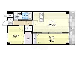 GROOVE豊中レジデンス 1SLDKの間取図画像