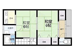 神吉文化 2Kの間取図画像